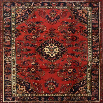 Rye Oriental Red Area Rug Bungalow Rose Rug Size: Square 8'