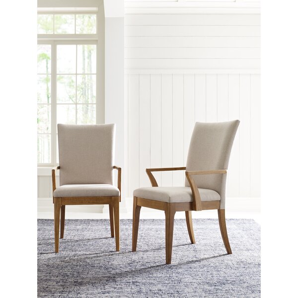 Hygge Upholstered Arm Chair In Cashmere (Set Of 2) By Rachael Ray Home