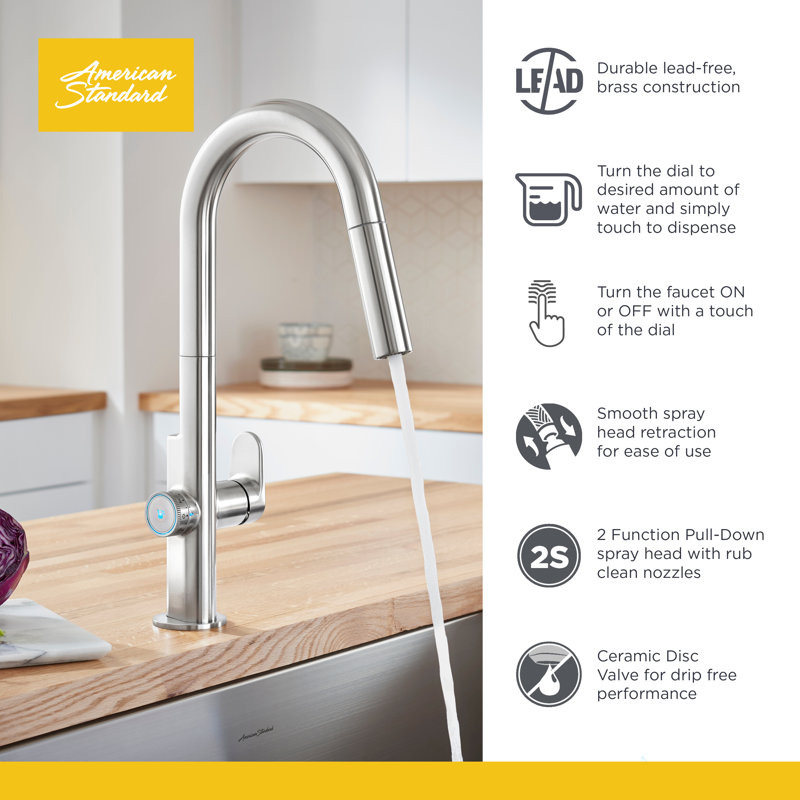 American Standard Beale Pull Down Touch Single Handle Kitchen