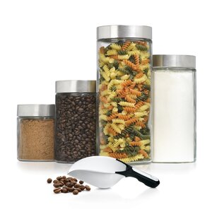 4 Piece Kitchen Canister Set