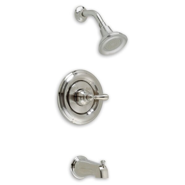 Hampton Diverter Tub/Shower Faucet Trim Kit with Metal Lever Handle by American Standard