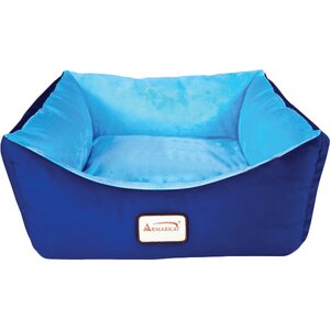 Cat Bed in Navy Blue and Sky Blue