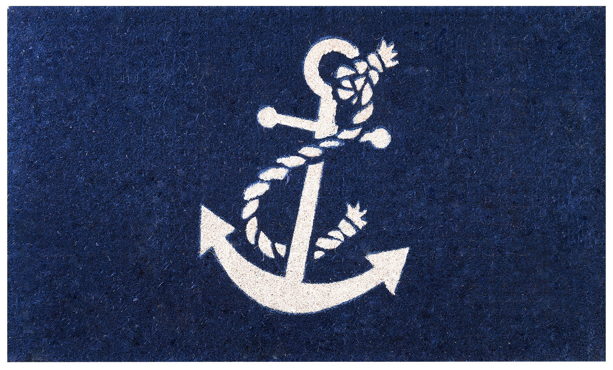 Breakwater Bay Everly Nautical Anchor Coco Coir Welcome 39 In X