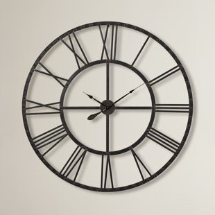 Kitchen Clocks You Ll Love Wayfair Oversized 44 5 Upton Wall Clock