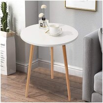 Round White End Side Tables You Ll Love In 2021 Wayfair