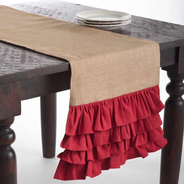 Ruffle Jute Runner by The Holiday Aisle