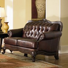 Smith Leather Loveseat By Darby Home Co