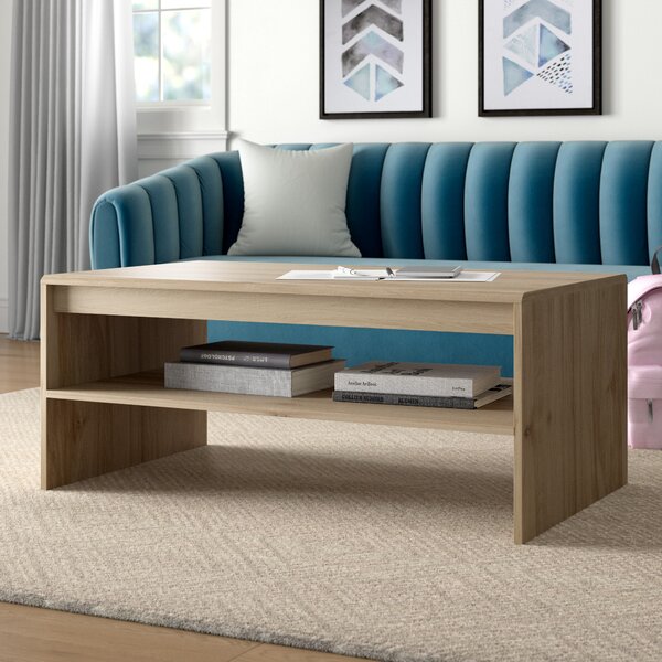 Brokaw Sled Coffee Table With Storage By Trule Teen