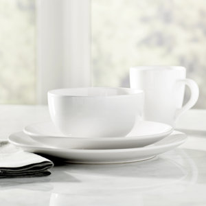 Wayfair Basics 16 Piece Stoneware Dinnerware Set, Service for 4