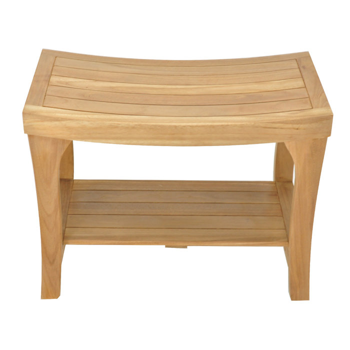 Bayou Breeze Whipple Grade A Teak Wood Shower Bench Wayfair Ca