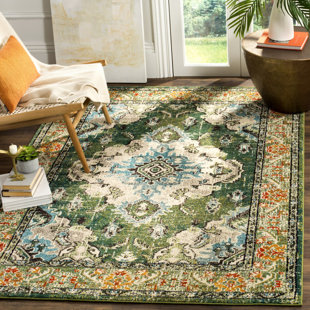 Fox Nursery Rug Wayfair Indira Green Area Rug