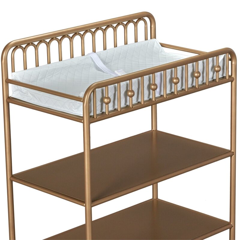 metal changing table