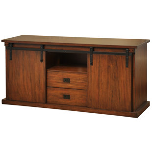 Sliding Barn Door Tv Cabinet Wayfair Miriam Sliding Barn Door Tv Stand For Tvs Up To 60
