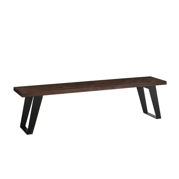 Josef Acacia Wood Bench by Union Rustic Union Rustic