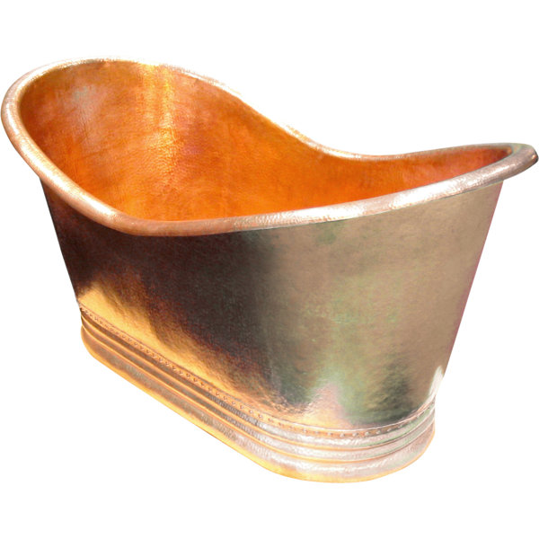 Juliana Copper 71 x 37 Large Slipper Tub by D'Vontz