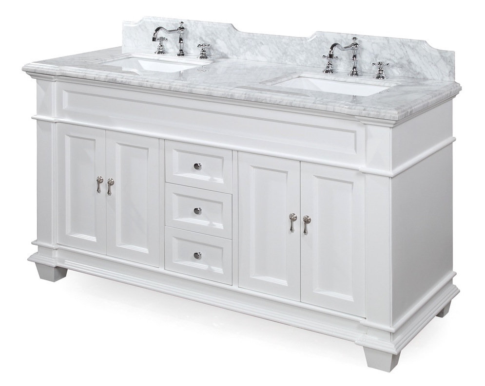 KBC Elizabeth 60" Double Bathroom Vanity Set & Reviews Wayfair