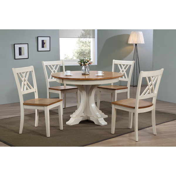 Alisha 5 Piece Solid Wood Dining Set By Alcott Hill Coupon