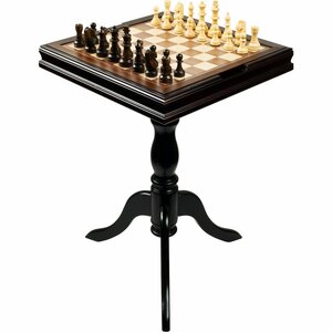 Chess & Games Deluxe Chess & Backgammon Table