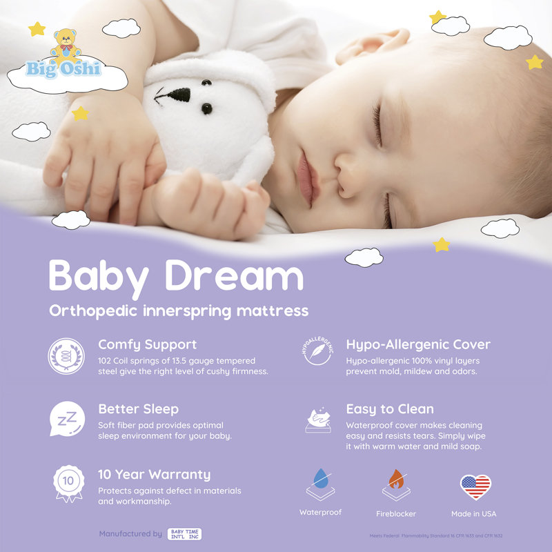 Baby Time International Baby Dream Orthopedic Innerspring