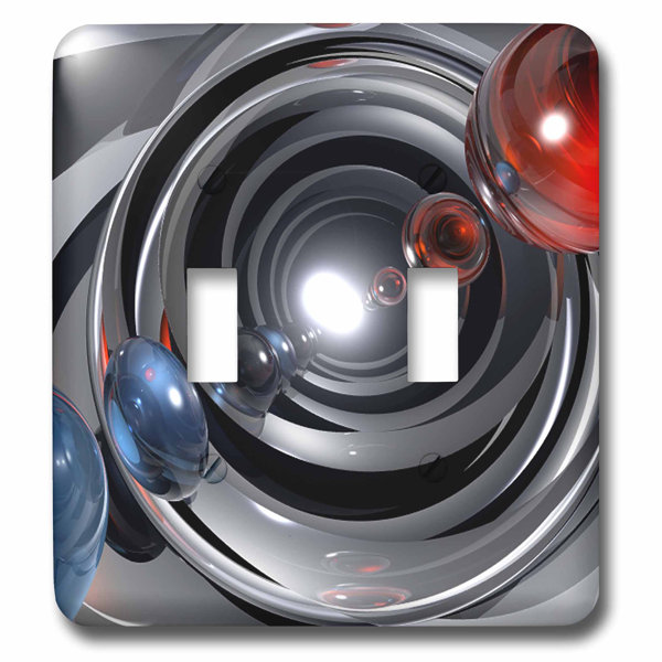3drose Shows Abstract Camera Lens Streaming Colors 2 Gang Toggle Light Switch Wall Plate Wayfair