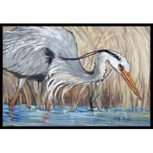 Heron in the Reeds Doormat