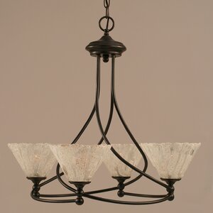 Capri 4-Light Shaded Chandelier