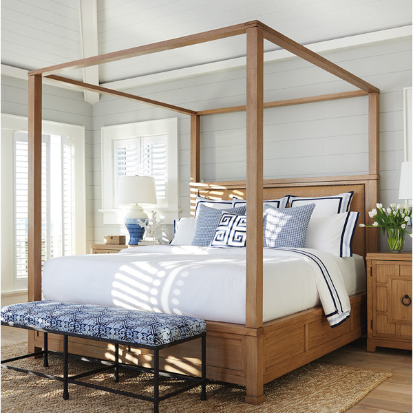 Fresh Newport Upholstered Canopy Bed By Barclay Butera Herry Up