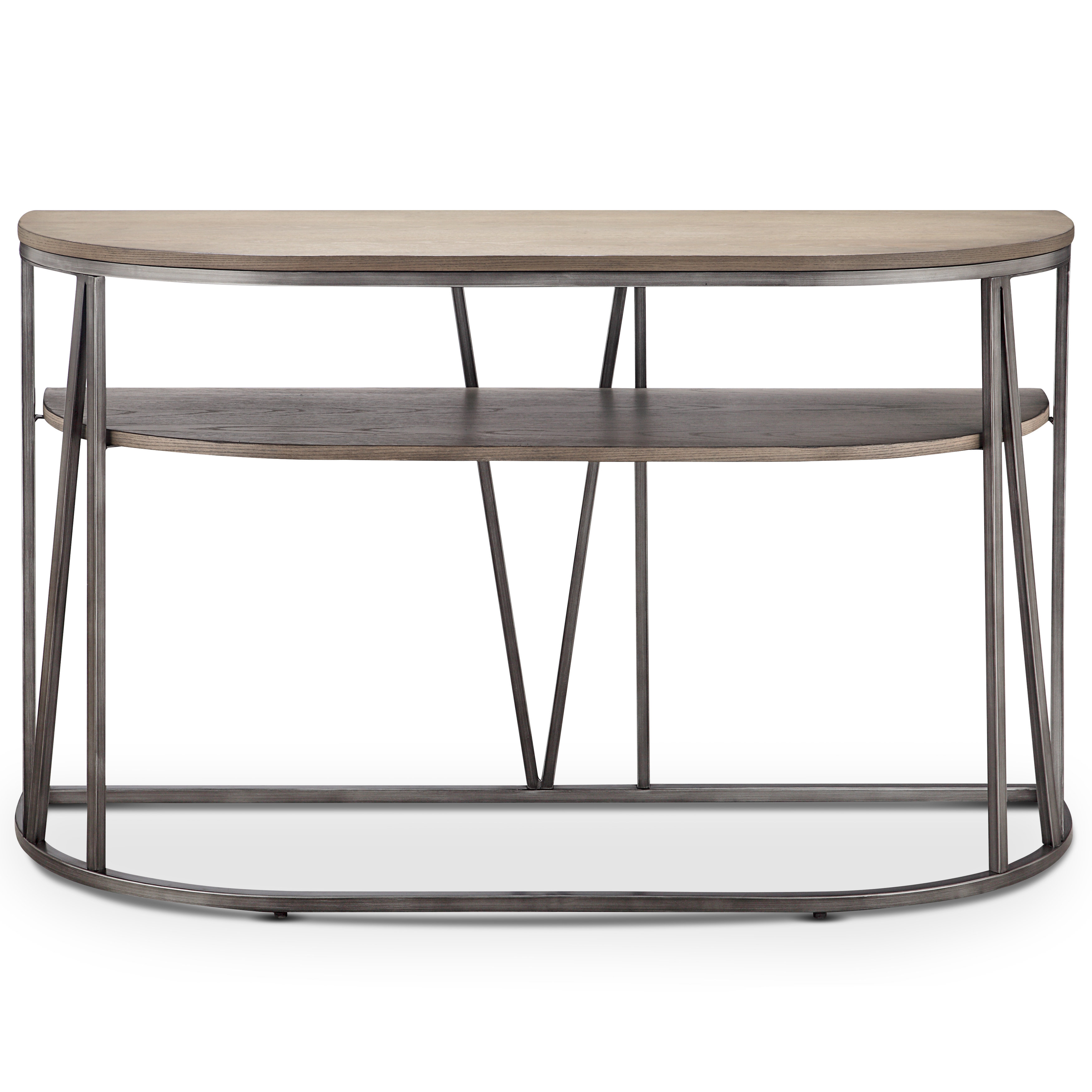 Brayden Studio Coppock Modern Demilune Console Table Wayfair