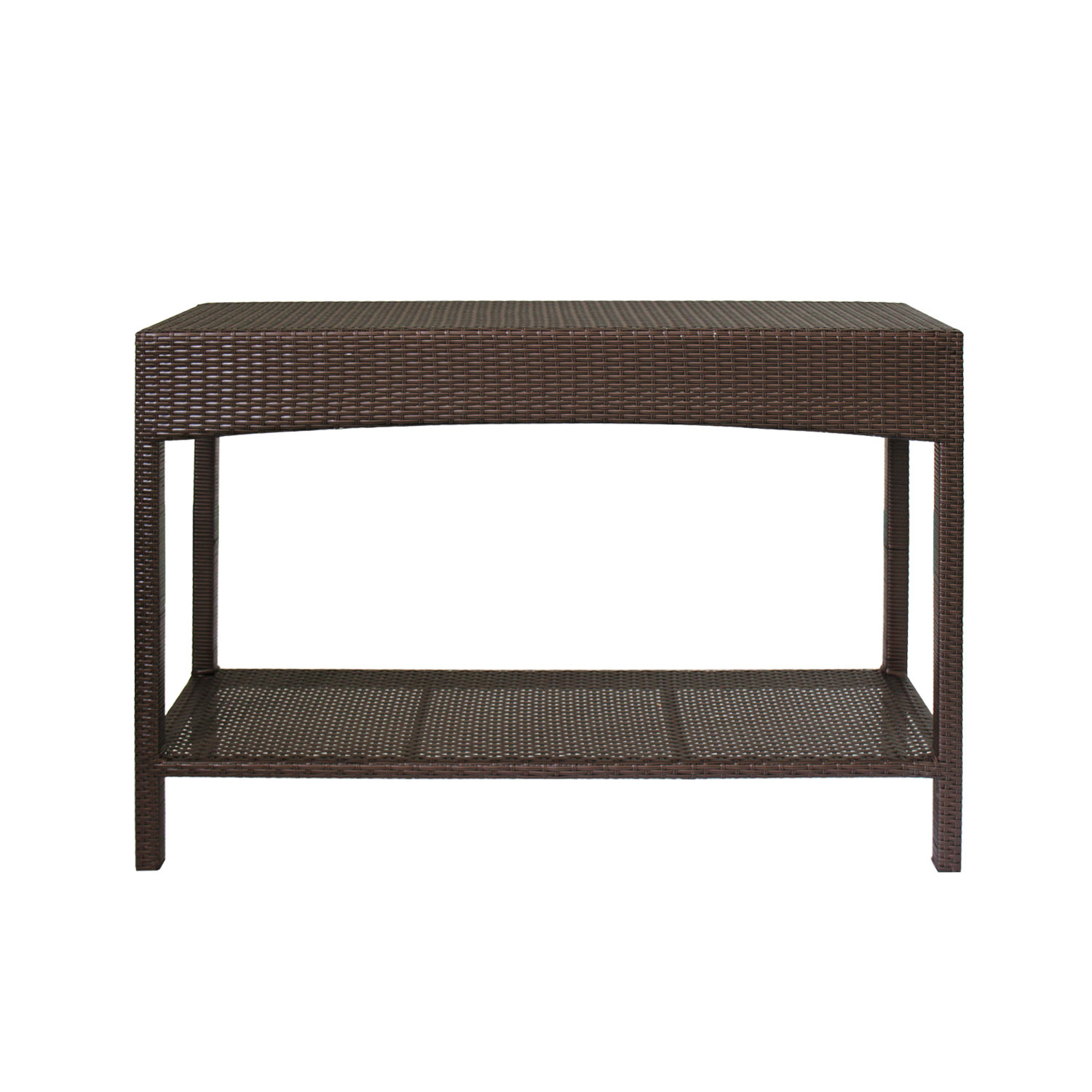 Sol 72 Outdoor Shirebrook Wicker Rattan Buffet Console Table Shirebrook Wicker Rattan Buffet
