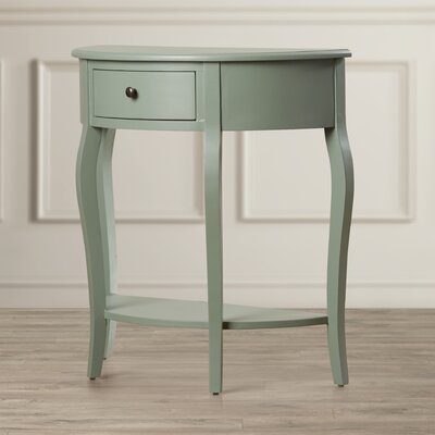 Alcott Hill Sadie 32.7" Solid Wood Console Table  Color: Dusty Green