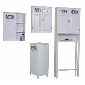 Coddington 4 Piece Bathroom Storage Set