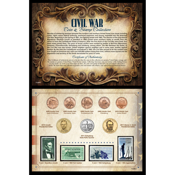 American Coin Treasure Civil War Coin and Stamp American Coin Treasure Civil War Coin and Stamp