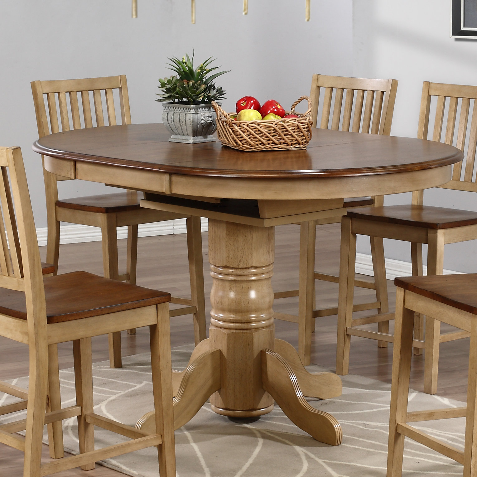 Loon Peak Baboquivari Extendable Dining Table Wayfair Baboquivari Extendable Dining Table