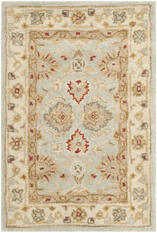 Tollett GreyBlue/Beige Area Rug & Reviews Joss & Main