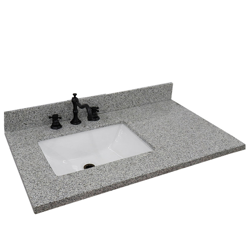Bellaterra Home 37 Single Bathroom Vanity Top Wayfair Single Bathroom Vanity Top