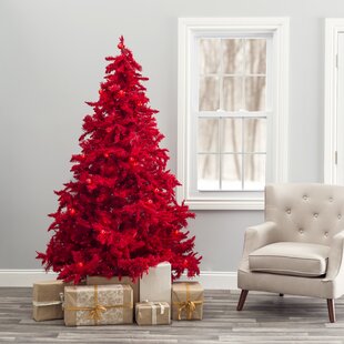 red christmas tree