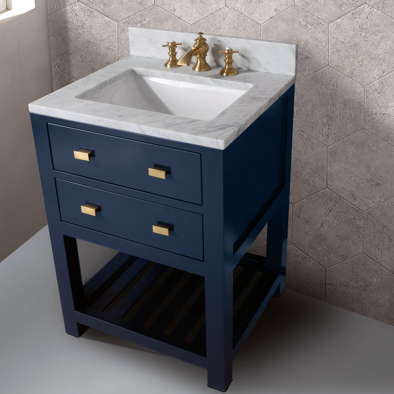 Everly Quinn Foulk 24 Single Bathroom Vanity Set With Mirror And Everly Quinn Foulk 24 Single Bathroom