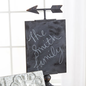 Casual Country Metal Chalkboard