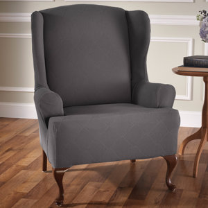 Levine T-Cushion Wingback Slipcover