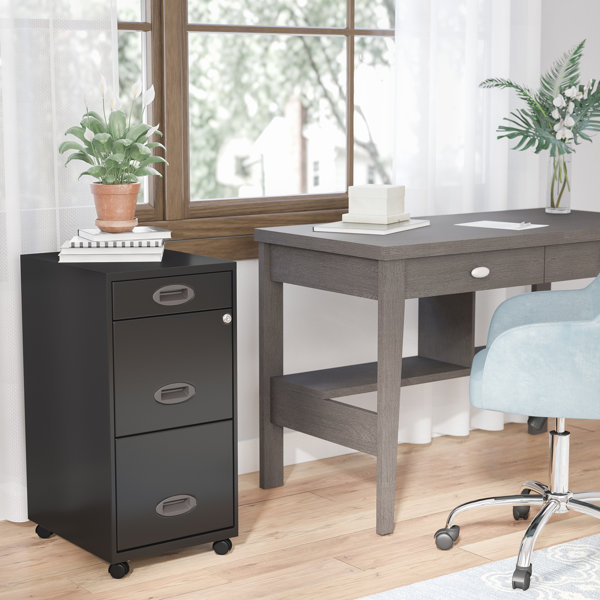 Botkins 3 Drawer Organizer Mobile File Cabinet by Rebrilliant
