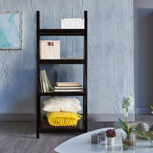 Bordelon Slatted Ladder Bookcase By Andover Mills