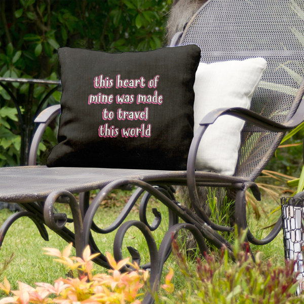 Travel Love Indoor/Outdoor Throw Pillow