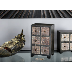 Cima Rustic Mango Wood Rectangular 6-D..