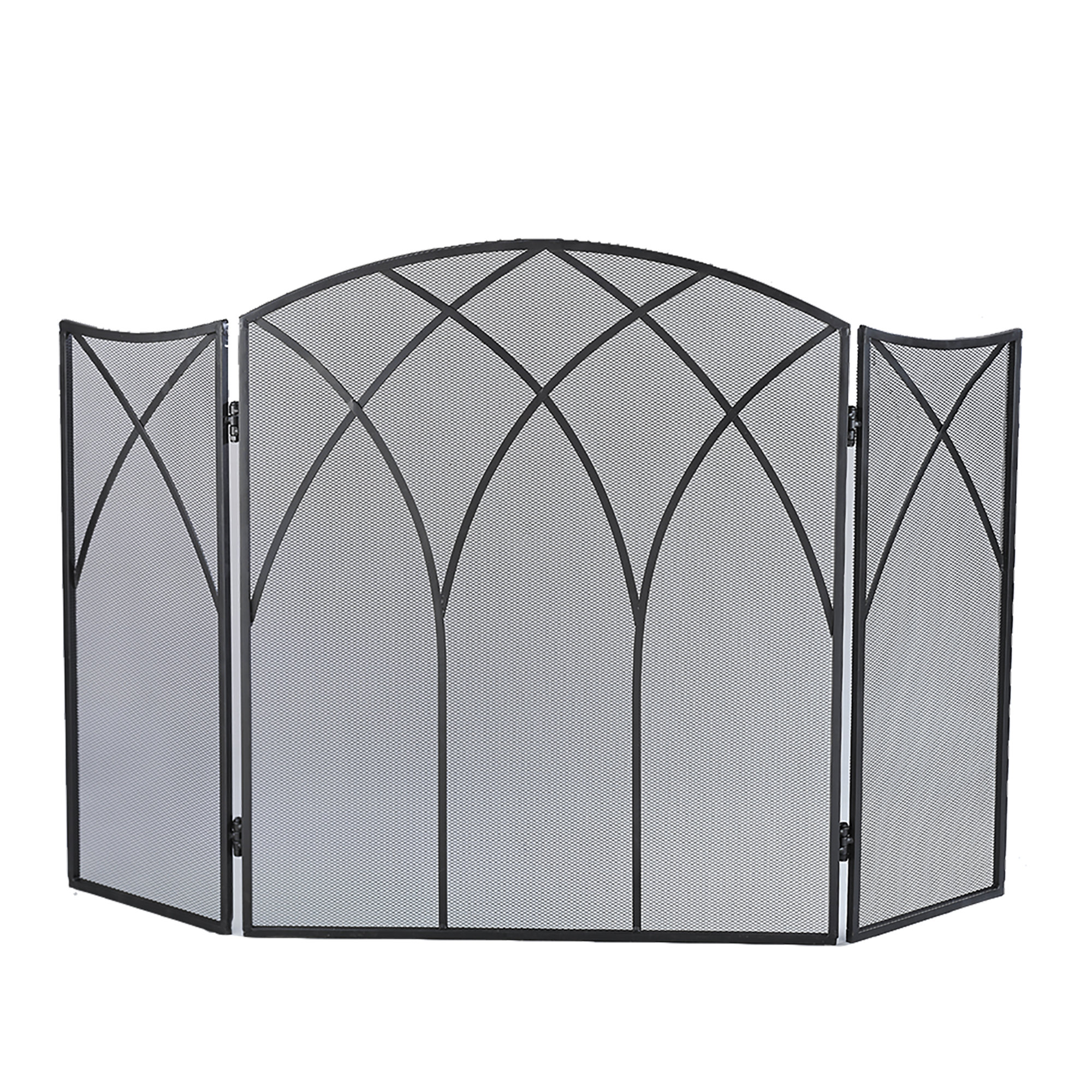 Pleasant Hearth Gothic 3 Panel Steel Fireplace Screen Reviews