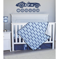 vintage car nursery bedding