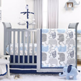 elephant baby boy crib bedding