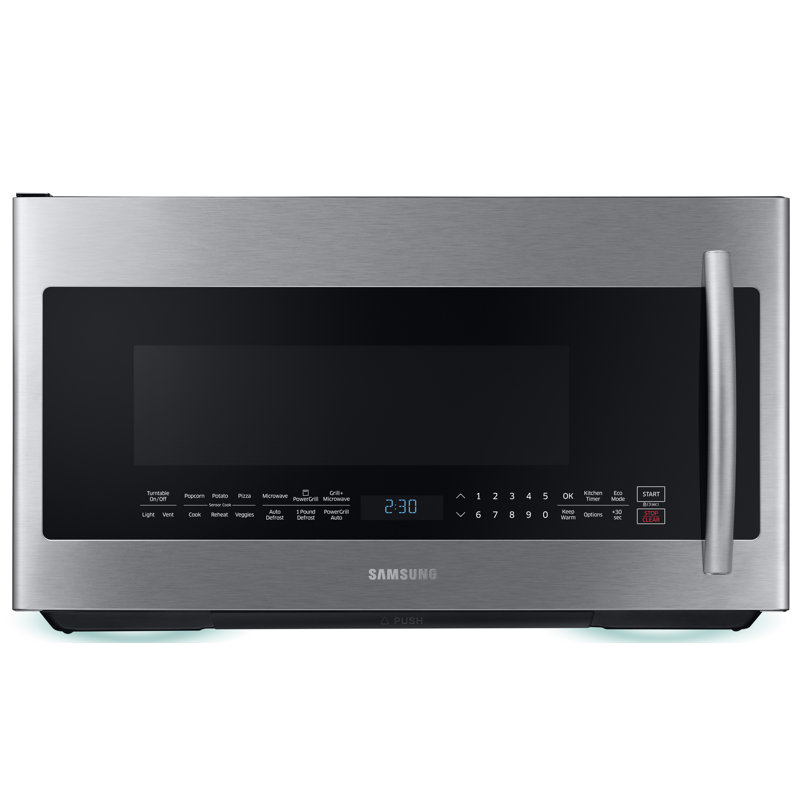 Samsung 30 2 1 Cu Ft Over The Range Microwave With Grill 2 1 Cu Ft Over The Range Microwave