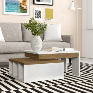 Zipcode Design Madison Floor Shelf Coffee Table With Storage Reviews Wayfair Co Uk