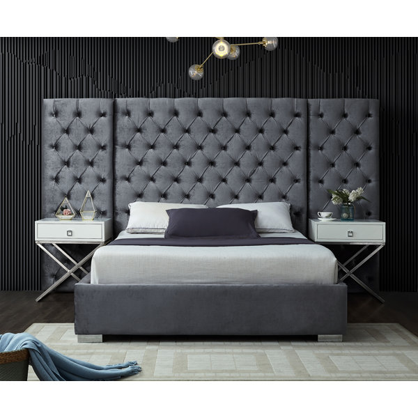 New Sanders Upholstered Platform Bed By Everly Quinn Discount