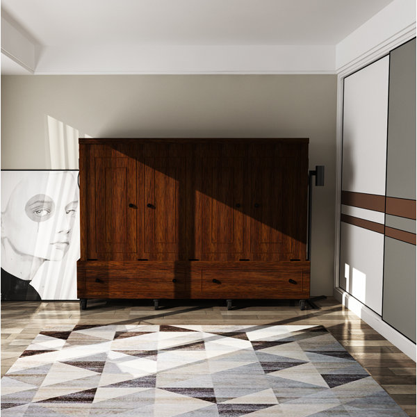 Bargain Rolling Queen Murphy Bed With Mattress By Room And Loft Great Reviews